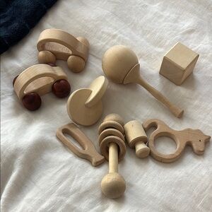 Natural Wooden Kids Toy Set